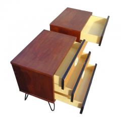 Jindrich Halabala Pair of Mid Century Nightstands - 2436312