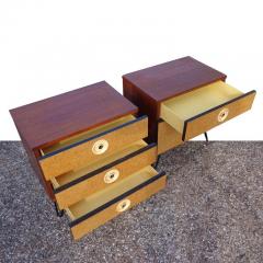 Jindrich Halabala Pair of Mid Century Nightstands - 2436314