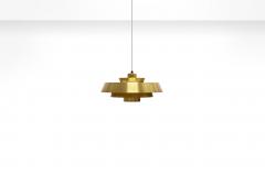 Jo Hammerborg Jo Hammerborg Nova Pendant Light in Brass for Fog M rup Denmark 1960s - 1325107