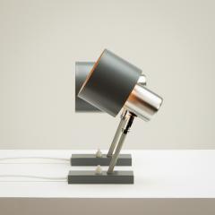 Jo Hammerborg Pair of Grey Alfa Wall Lights by Jo Hammerborg Fog M rup Denmark 1960s - 2401093