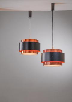 Jo Hammerborg Pair of Jo Hammerborg Saturn pendant lamps - 3072442