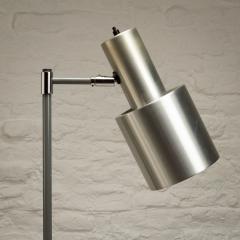 Jo Hammerborg Studio Floor Lamp in Brushed Aluminium by Jo Hammerborg Denmark 1960s - 2700221