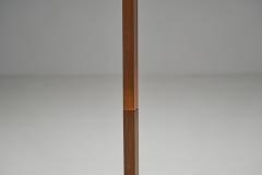 Jo Hammerborg Wood Veneer and Copper Kardinal Floor Lamp by Jo Hammerborg Denmark 1960s - 4747518