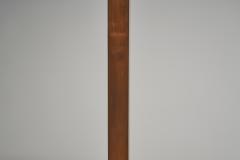 Jo Hammerborg Wood Veneer and Copper Kardinal Floor Lamp by Jo Hammerborg Denmark 1960s - 4752184