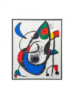 Joan Mir Joan Miro Original Lithograph XI Portfolio II Maeght Publisher Hand Signed 1975 - 3912008