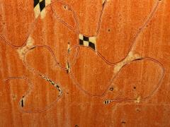 Joan Mir MID CENTURY ABSTRACT DOUBLE SIDED CANVAS PAINTING IN THE MANNER OF JOAN MIRO - 4503360