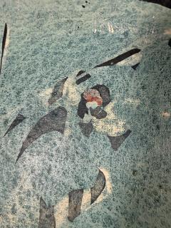 Joan Mir MID CENTURY ABSTRACT DOUBLE SIDED CANVAS PAINTING IN THE MANNER OF JOAN MIRO - 4503361