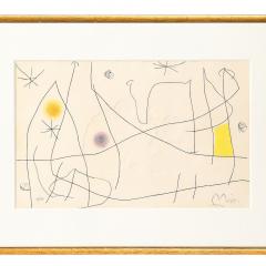 Joan Mir Mid Century Modernist Etching Aquatint Dalla suite Lissue d rob e 17 50 - 3899202