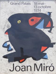 Joan Miro Large Framed Poster for Joan Mir Exhibition 1974 - 142426