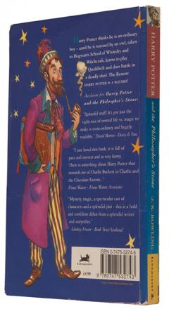 Joanne Rowling J K Rowling Harry Potter and the Philosophers stone by J K ROWLING - 3194708