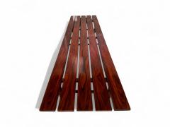 Joaquim Tenreiro Bench in Rosewood Att to Joaquim Tenreiro 1960s Lot 318A - 4190690