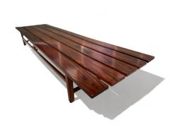 Joaquim Tenreiro Bench in Rosewood Att to Joaquim Tenreiro 1960s Lot 318A - 4190691