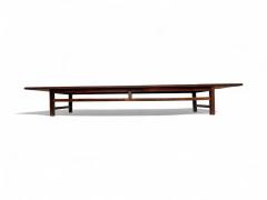 Joaquim Tenreiro Bench in Rosewood Att to Joaquim Tenreiro 1960s Lot 318A - 4190698