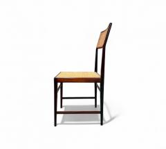 Joaquim Tenreiro Brazilian Mid century Modern Chair in Rosewood Cane Joaquim Tenreiro 1950s - 4416941