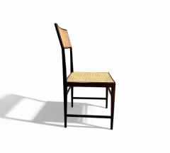 Joaquim Tenreiro Brazilian Mid century Modern Chair in Rosewood Cane Joaquim Tenreiro 1950s - 4416945