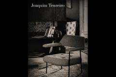 Joaquim Tenreiro Brazilian Modern Pair of Armchairs in Metal Nubuck Leather Lot 322 - 4480782