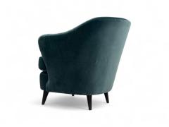 Joaquim Tenreiro Concha Armchair in Hardwood Mohair Joaquim Tenreiro 1950s Lot 138A - 4286728