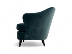 Joaquim Tenreiro Concha Armchair in Hardwood Mohair Joaquim Tenreiro 1950s Lot 138A - 4286729