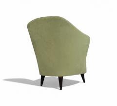 Joaquim Tenreiro Concha Armchair in Ultra Suede Att to Joaquim Tenreiro 1950s Lot 138V2 - 4351415