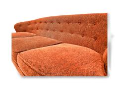 Joaquim Tenreiro Concha Sofa in Hardwood Chenille Joaquim Tenreiro 1960s Lot 333A - 4302133