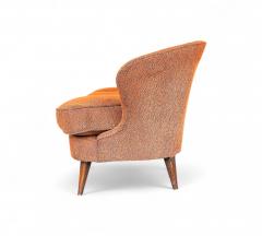 Joaquim Tenreiro Concha Sofa in Hardwood Chenille Joaquim Tenreiro 1960s Lot 333A - 4302136