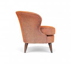 Joaquim Tenreiro Concha Sofa in Hardwood Chenille Joaquim Tenreiro 1960s Lot 333A - 4302137