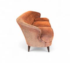 Joaquim Tenreiro Concha Sofa in Hardwood Chenille Joaquim Tenreiro 1960s Lot 333A - 4302138