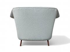 Joaquim Tenreiro Curva armchair with Tubular Legs in Boucle Joaquim Tenreiro 1960 Lot 760 - 4089770