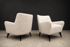 Joaquim Tenreiro Joaquim Tenreiro Armchairs Hardwood with Ebonized Legs Brazil 1950s - 4594249