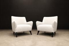 Joaquim Tenreiro Joaquim Tenreiro Armchairs Hardwood with Ebonized Legs Brazil 1950s - 4594252