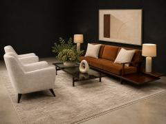 Joaquim Tenreiro Joaquim Tenreiro Armchairs Hardwood with Ebonized Legs Brazil 1950s - 4594258