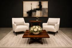 Joaquim Tenreiro Joaquim Tenreiro Armchairs Hardwood with Ebonized Legs Brazil 1950s - 4594259