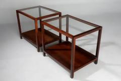 Joaquim Tenreiro Mid Century Modern Pair of Side Tables by Joaquim Tenreiro Brazil 1960s - 3548925