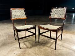 Joaquim Tenreiro Pair of Cadeira com Assento Curvo Chairs by Joaquim Tenreiro - 4511781