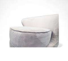 Joaquim Tenreiro Pair of Concha Armchairs in Grey Fabric Joaquim Tenreiro 1960s Lot 215A - 4354295