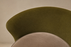 Joaquim Tenreiro Pair of Concha Armchairs in Two Tone Mohair by Joaquim Tenreiro Lot 215B - 4707618