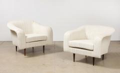 Joaquim Tenreiro Pair of Curved Lounge Chairs - 3412128