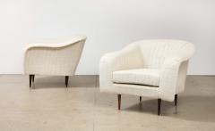 Joaquim Tenreiro Pair of Curved Lounge Chairs - 3412129