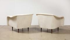 Joaquim Tenreiro Pair of Curved Lounge Chairs - 3412131