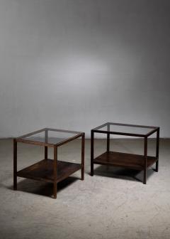 Joaquim Tenreiro Pair of Joaquim Tenreiro side tables - 4317916