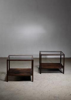 Joaquim Tenreiro Pair of Joaquim Tenreiro side tables - 4317917
