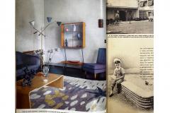 Joaquim Tenreiro Pair of L Armchairs in Hardwood Fabric Joaquim Tenreiro - 4542457