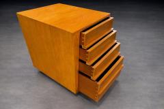Joaquim Tenreiro Rare Curved Desk by Joaquim Tenreiro w Floating Top Drawer Cabinet Lot 731A - 4455625