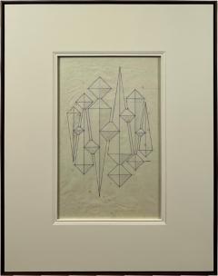 Joaquim Tenreiro Relevo Drawing ca 1980 - 4627677