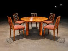 Joaquim Tenreiro Round Dining Table in Cavi na Wood by Joaquim Tenreiro Brazil 1950s Lot 761B - 4473588