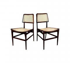 Joaquim Tenreiro Set of 2 Chairs in Rosewood Cane Joaquim Tenreiro 1960s Lot 744 - 4390304