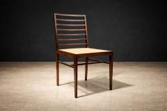 Joaquim Tenreiro Set of 4 Chairs in Rosewood Cane Joaquim Tenreiro 1950s - 4546262