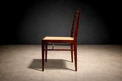 Joaquim Tenreiro Set of 4 Chairs in Rosewood Cane Joaquim Tenreiro 1950s - 4546265