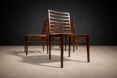 Joaquim Tenreiro Set of 4 Chairs in Rosewood Cane Joaquim Tenreiro 1950s - 4546267