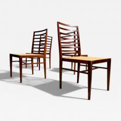 Joaquim Tenreiro Set of 4 Chairs in Rosewood Cane Joaquim Tenreiro 1950s - 4547538